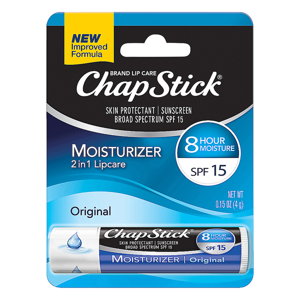 ChapStick Original Moisturizer Lip Balm with SPF 15