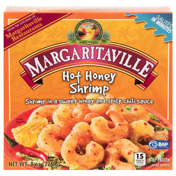 Margaritaville Hot Honey Shrimp Frozen
