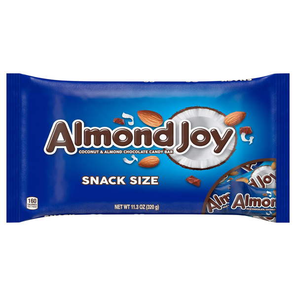 Almond Joy Coconut & Almond Chocolate Candy Bars Snack Size