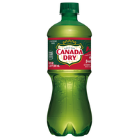 Canada Dry Caffeine Free Fruit Splash Cherry Ginger Ale Soda