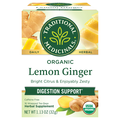 Traditional Medicinals Organic Caffeine Free Lemon Ginger Herbal Tea Bags