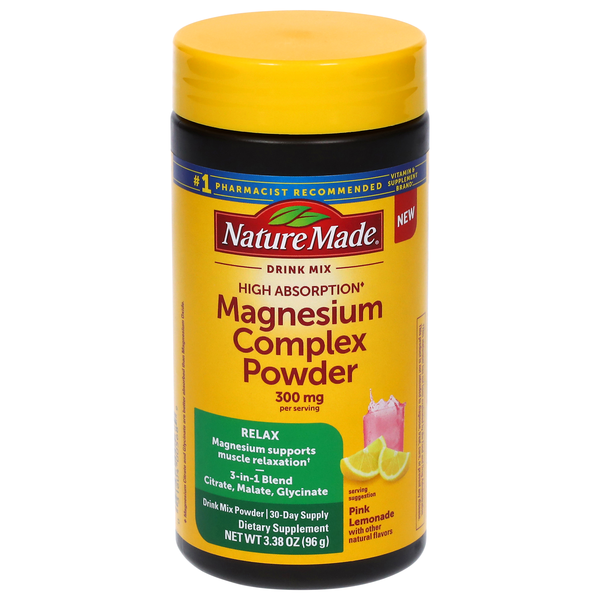 Nature Made High Absorption Magnesium Complex Drink Mix Powder