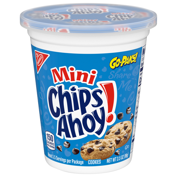 Nabisco Chips Ahoy! Mini Chocolate Chip Cookies Go-Paks