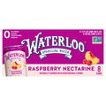 Waterloo Raspberry Nectarine Sparkling Water - 8 pk