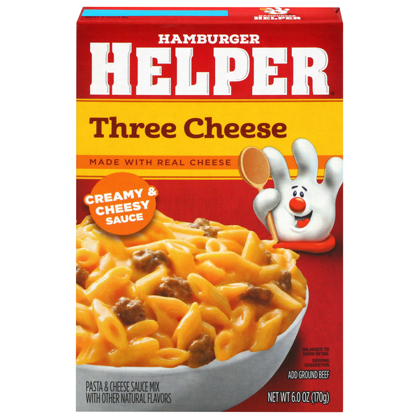Hamburger Helper Pasta & Sauce Mix Three Cheese