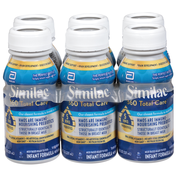Similac 360 Total Care Ready To Feed Infant Formula with Iron - 6 pk