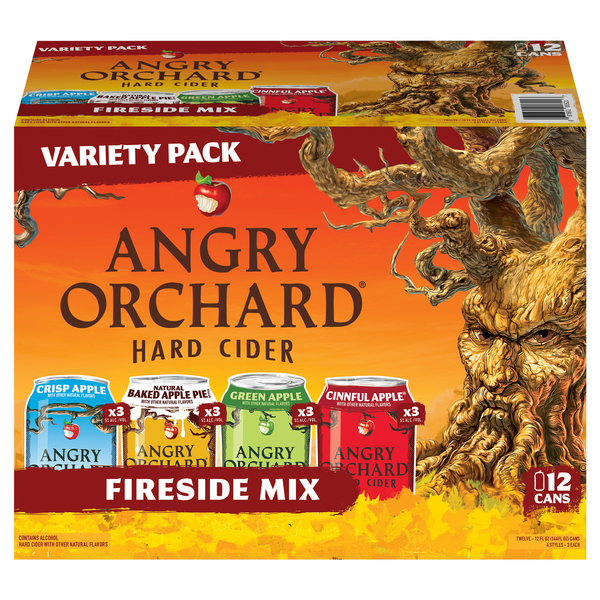 Angry Orchard Fireside Mix Hard Cider Variety Pack - 12 pk