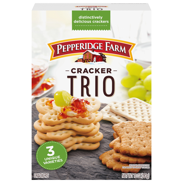 Pepperidge Farm Trio Crackers 3 Varieties