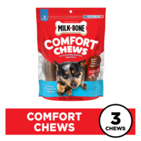 Milk-Bone Comfort Chews Beef Dog Treats - 3 ct