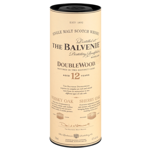 The Balvenie 12 Year Doublewood Single Malt Scotch Whisky