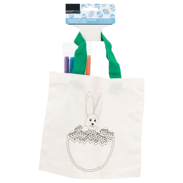 Smart Living Color Your Own Tote Bag