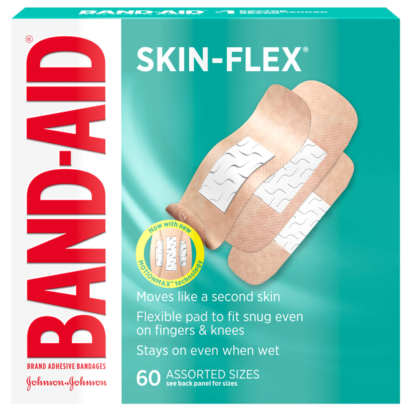 Band-Aid Skin-Flex Bandages Adhesive Assorted Sizes