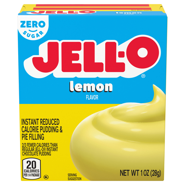 Jell-O Zero Sugar Reduced Calorie Lemon Pudding & Pie Filling