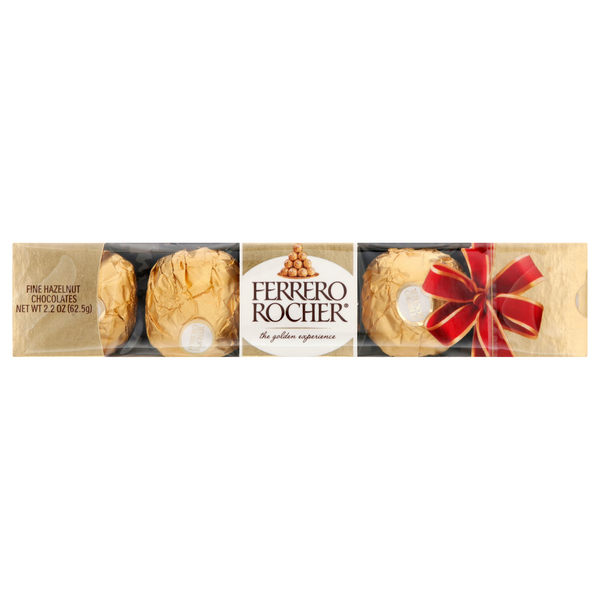 Ferrero Rocher Christmas Hazelnut Chocolate Candy - 5 ct