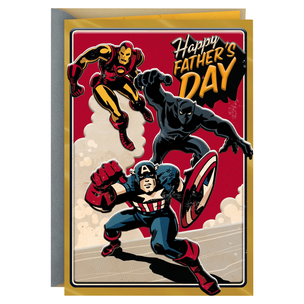 Hallmark Father's Day Card (Super Heros)