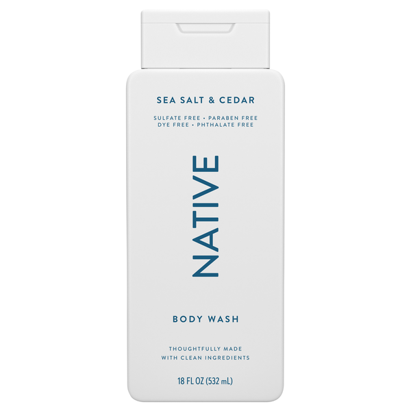 Native Sea Salt & Cedar Body Wash