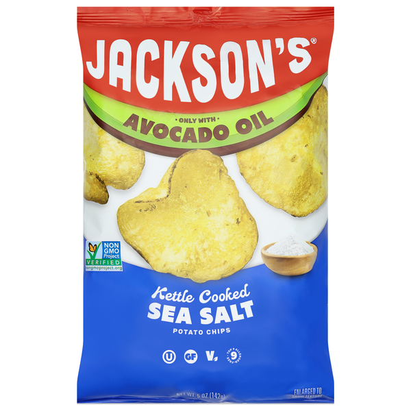 Jackson's Avocado Oil Kettle Cooked Sea Salt Potato Chips