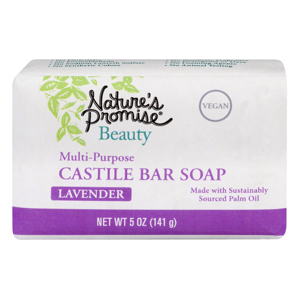 Nature's Promise Lavender Multi-Purpose Castile Soap Bar