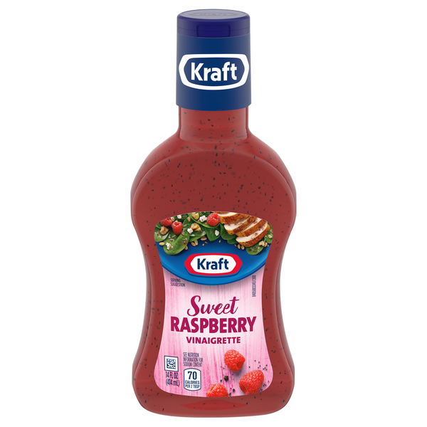 Save on Kraft Sweet Raspberry Vinaigrette Salad Dressing Order Online