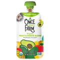 Once Upon a Farm Organic Baby Food Fruit Veggie Blend Wild Rumpus Avocado