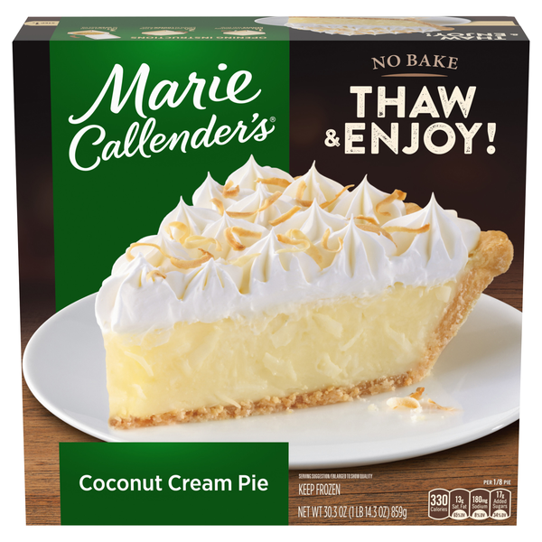 Marie Callender's Coconut Cream Pie Frozen