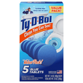 Ty-D-Bol Blue Automatic Toilet Bowl Cleaner Tablets - 5 ct