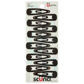 Scunci Snap Hair Clips Brown