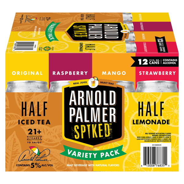 Arnold Palmer Spiked Variety Pack - 12 pk