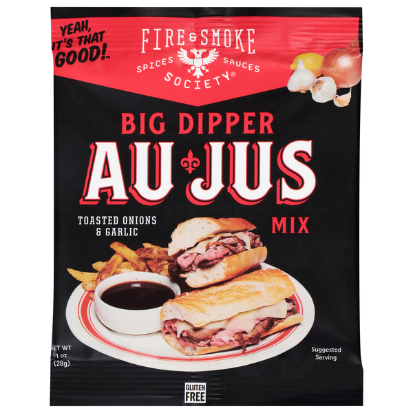 Fire & Smoke Society Big Dipper Toasted Onions & Garlic Au Jus Mix Packet