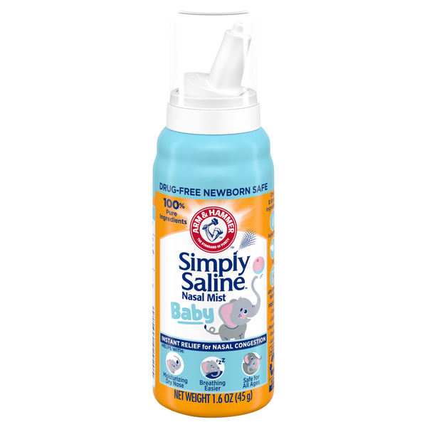 Arm & Hammer Simply Saline Baby Nasal Relief Drug Free