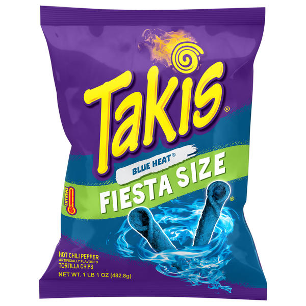 Takis Blue Heat Fiesta Size Tortilla Chips