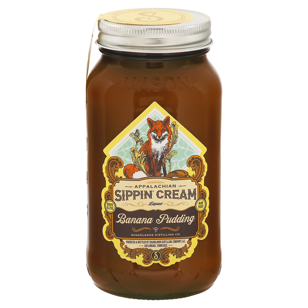 Sugarlands Distilling Co. Appalachian Sippin' Cream Banana Pudding Liqueur