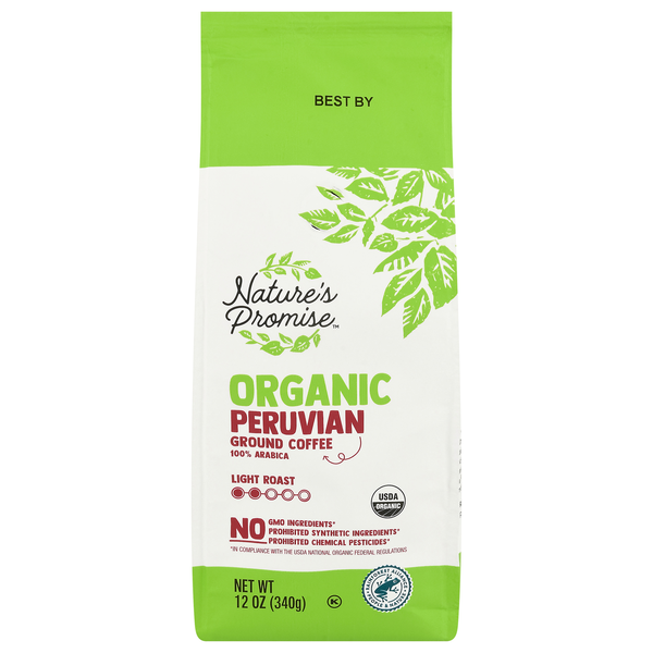 Nature's Promise Organic Peruvian Light Roast Ground Coffee