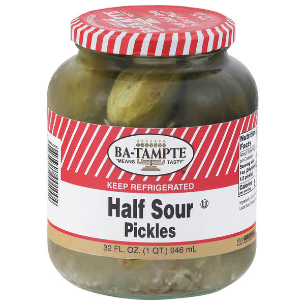 Ba-Tampte Half Sour Pickles Refrigerated