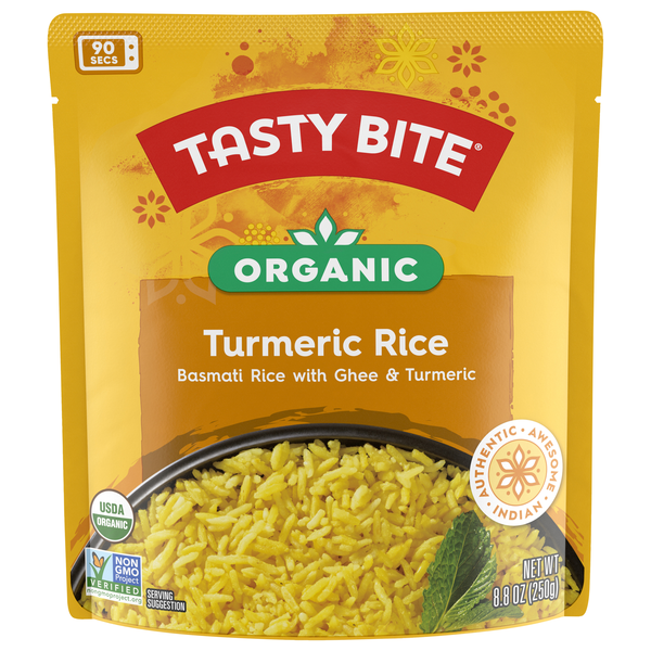 Tasty Bite Organic 90 Second Microwave Turmeric Rice