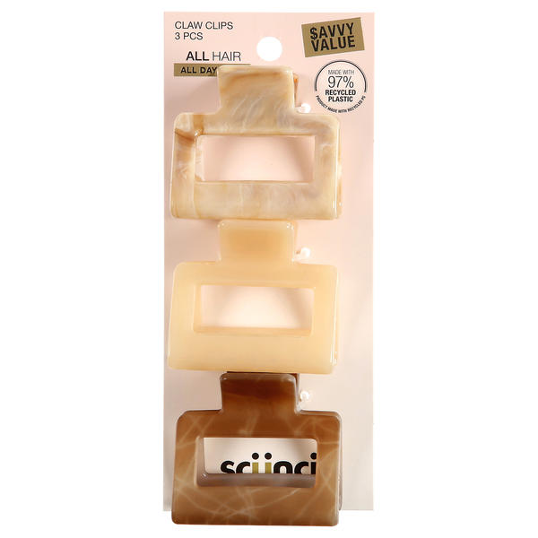 Scunci Claw Hair Clips