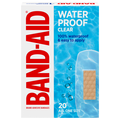 Band-Aid Waterproof Clear Adhesive Bandages