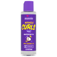 Aussie Miracle Curls Curl-Defining Oil with Coconut and Jojoba Oil