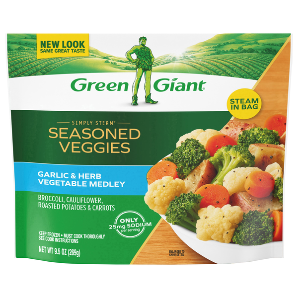 Green Giant Simply Steam Mrs. Dash Garlic & Herb Vegetable Medley Frozen