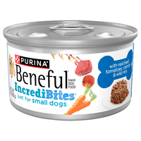 Purina Beneful IncrediBites Small Dogs Beef/Wild Rice Adult Wet Dog Food