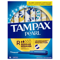Tampax Pearl Unscented Regular Tampons