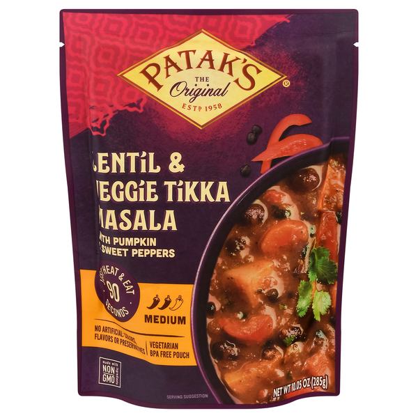 Patak's Medium Lentil & Veggie Tikka Masala