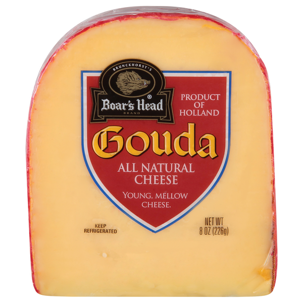 Boar's Head Imported Natural Gouda Cheese Block