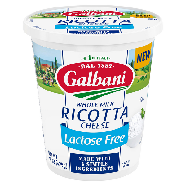 Galbani Lactose Free Whole Milk Ricotta Cheese