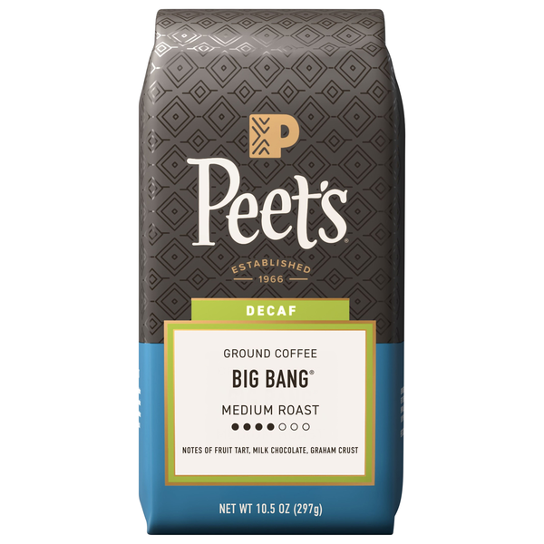 Peet's Decaf Big Bang Medium Roast Ground Coffee
