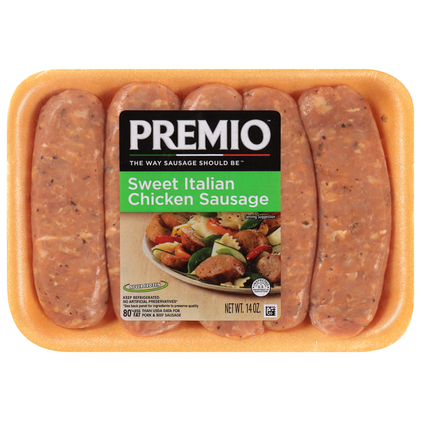 Premio Sweet Italian Chicken Sausage - 5 ct