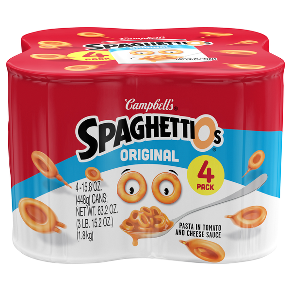 Campbell's SpaghettiOs Original - 4 ct