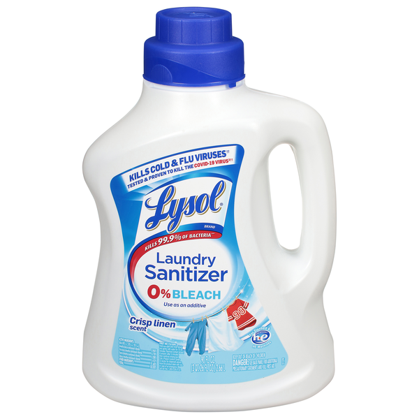 Lysol 0% Bleach Crisp Linen Scent Laundry Sanitizer