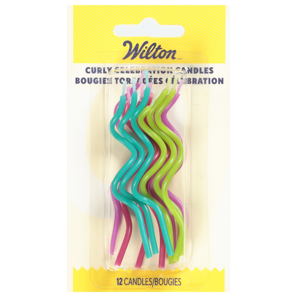 Wilton Curly Rainbow Birthday Candles