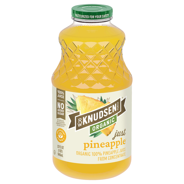 R.W. Knudsen Family Organic Just Pineapple Juice